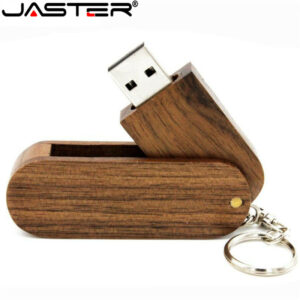 Clé USB rotative en bois